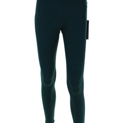 Girlfriend Collective Womens High Waist Ankle Leggings Pants Teal Green Size XS